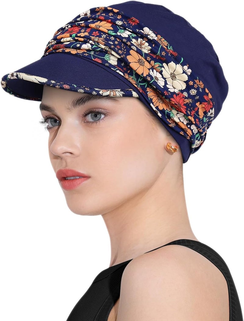 Awefeel Chemo Headwear Viscose Newsboy Cap for Women Fall and Winter Hats - Image 2